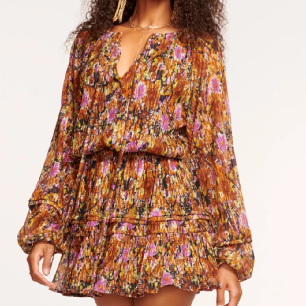 Ramy brook ailiya ruched mini dress